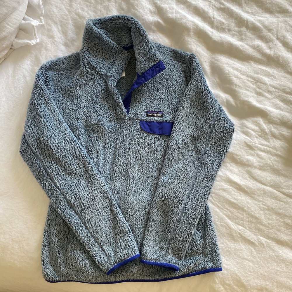 Blue fuzzy Patagonia